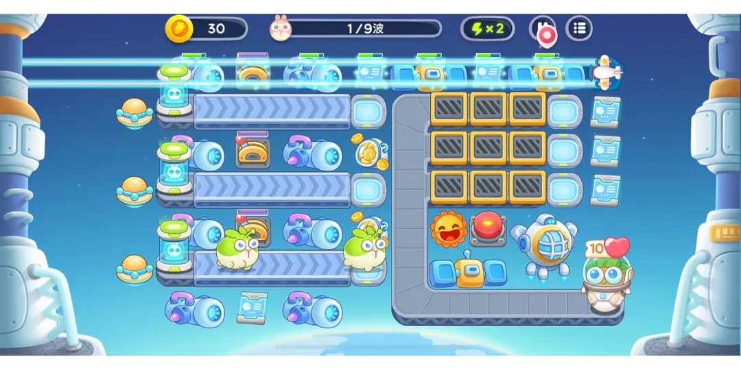 保卫萝卜4第58关怎么打