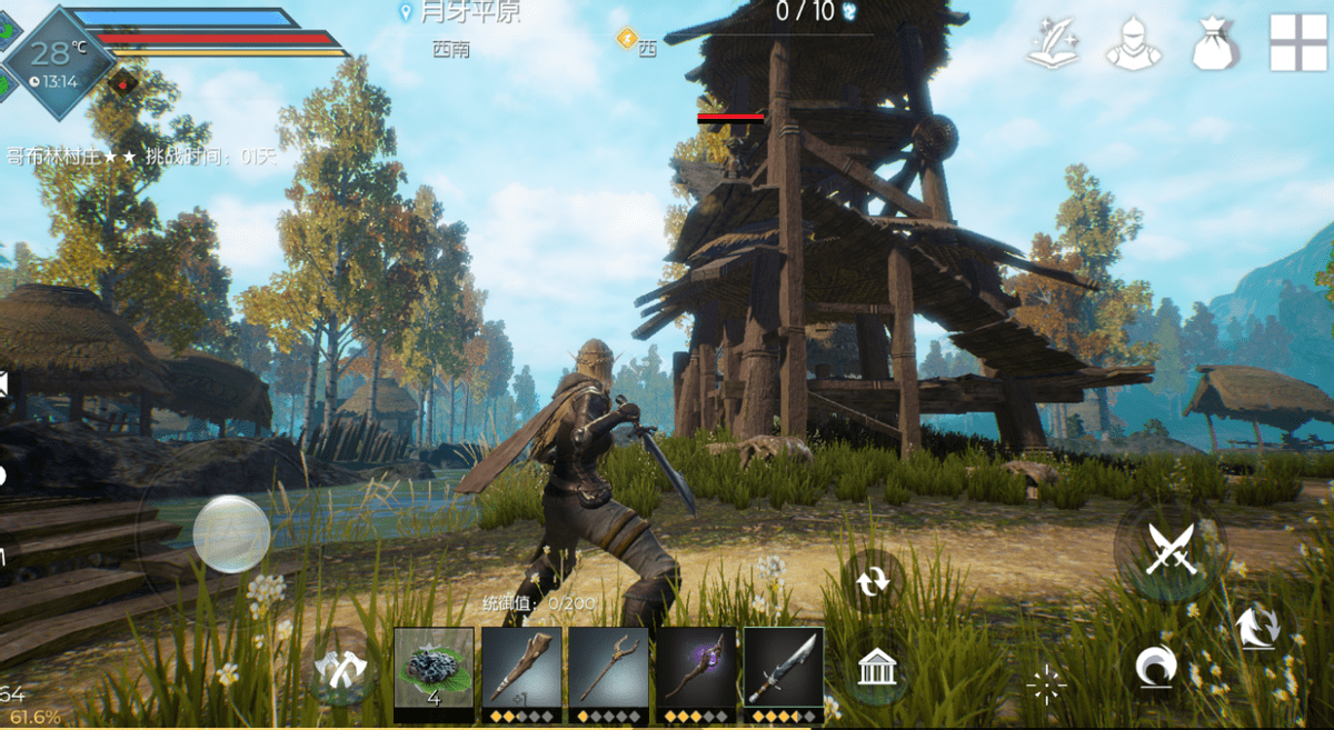 黑暗与光明手游丛林守护者营地通关攻略