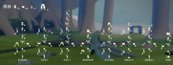 光遇一共有多少个节点  有多少任务和关卡