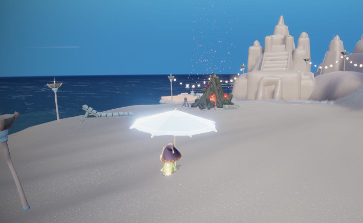 光遇沙滩在哪里 地图下方是什么地形