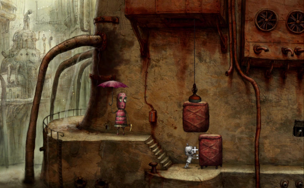 机械迷城第七关箭头怎么调攻略 怎么吸引小狗得到雨伞