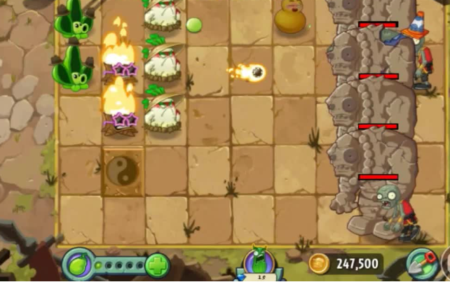 植物大战僵尸2隐藏僵尸雕像 怎么用道具击败隐藏僵尸