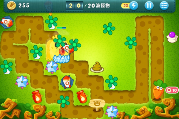 保卫萝卜挑战45关怎么过 45关金罗卜如何获取