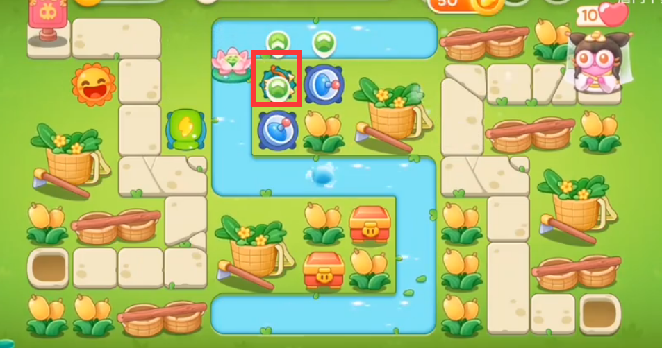 保卫萝卜第52关过关攻略 开局选择什么样的炮塔比较好