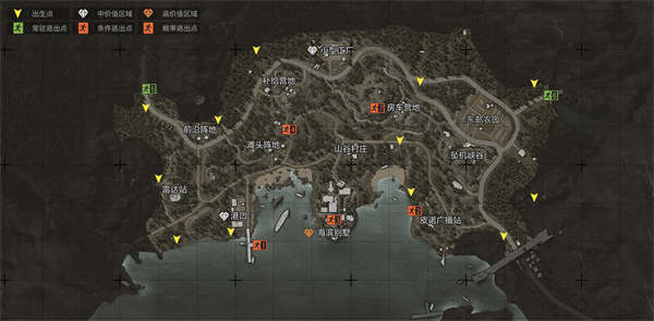 暗区突围哪些地图可以伪装