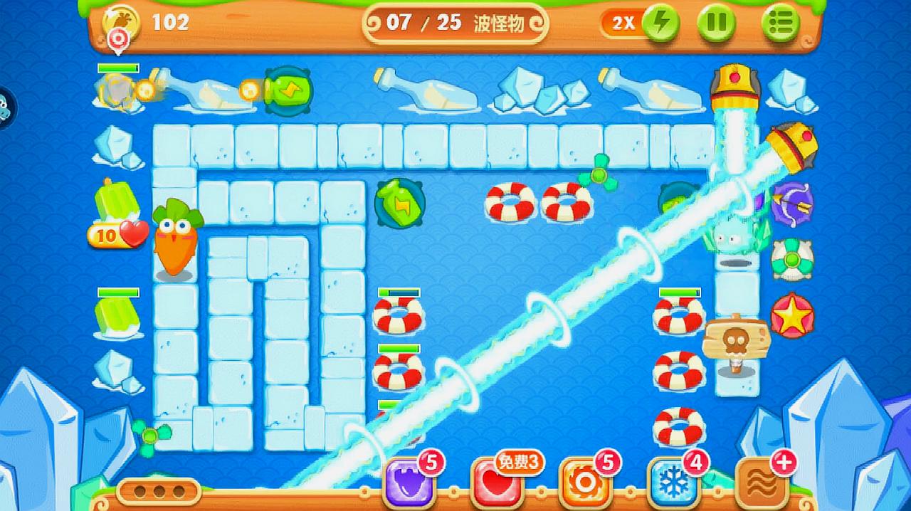 保卫萝卜2中金萝卜怎么获得