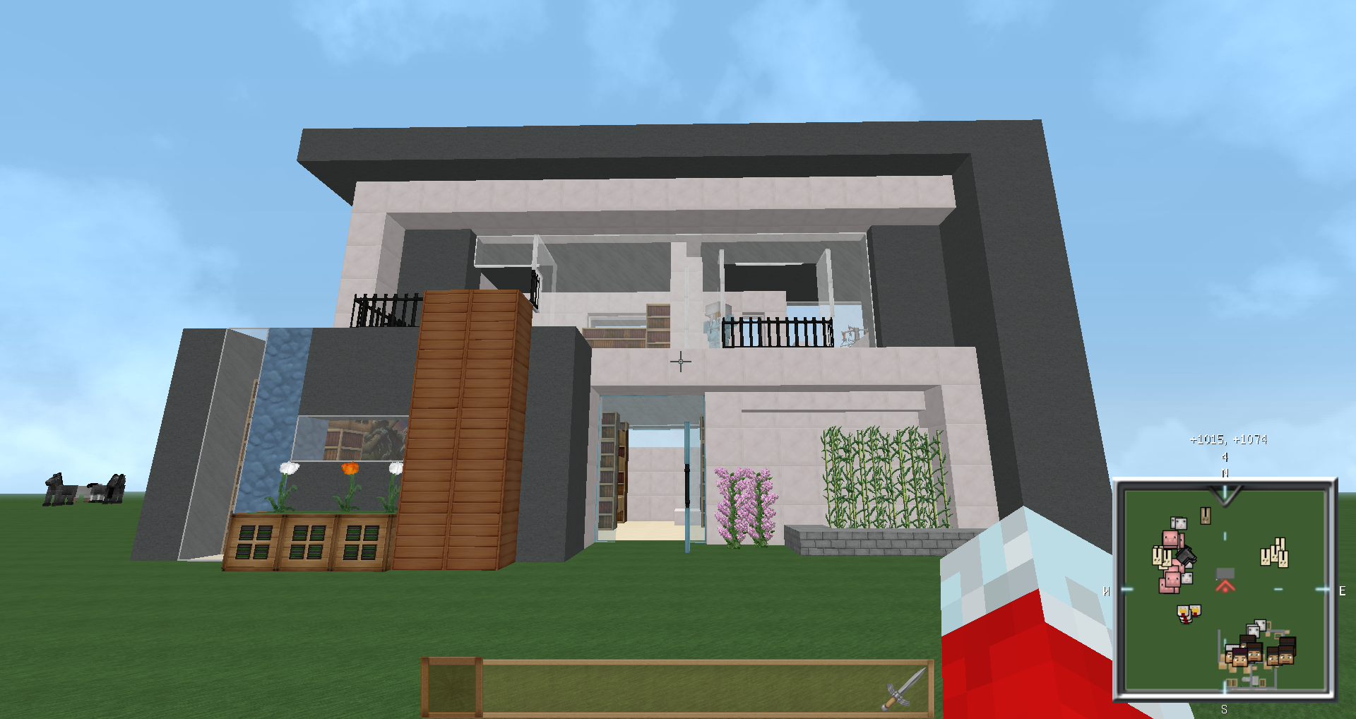 我的世界小别墅怎么盖