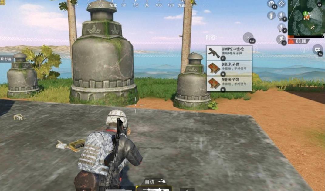 和平精英怎么站在门上