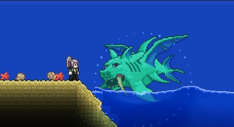 泰拉瑞亚猪鲨和石巨人哪个好打