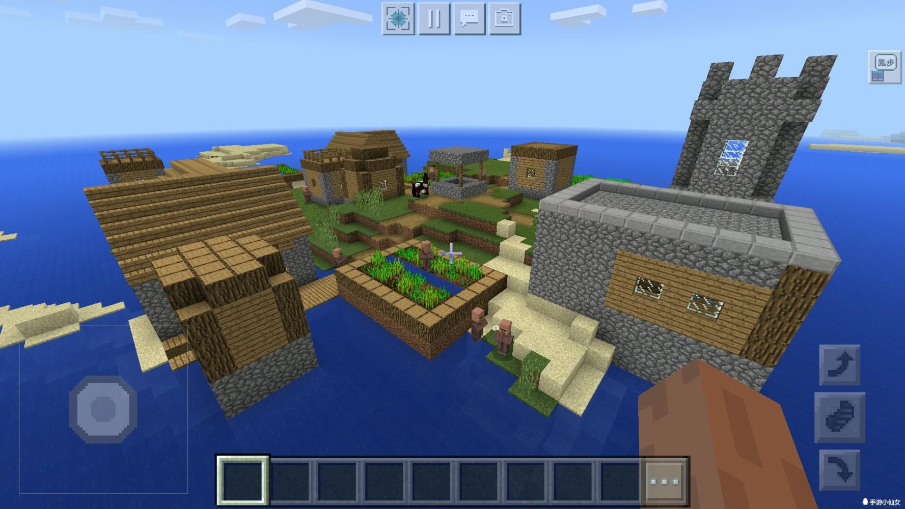 我的世界手游如何让村民建造村庄