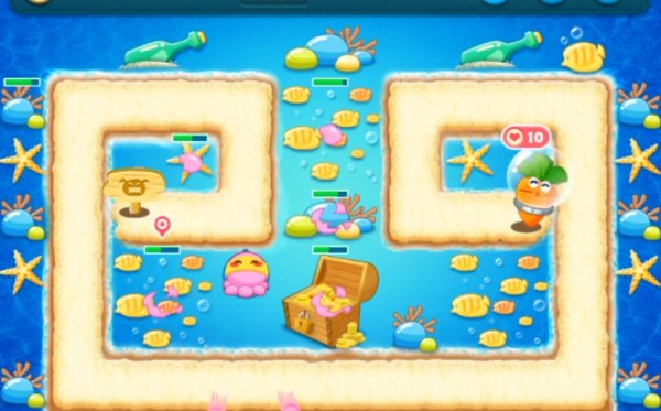 保卫萝卜深海10怎么拿到金萝卜