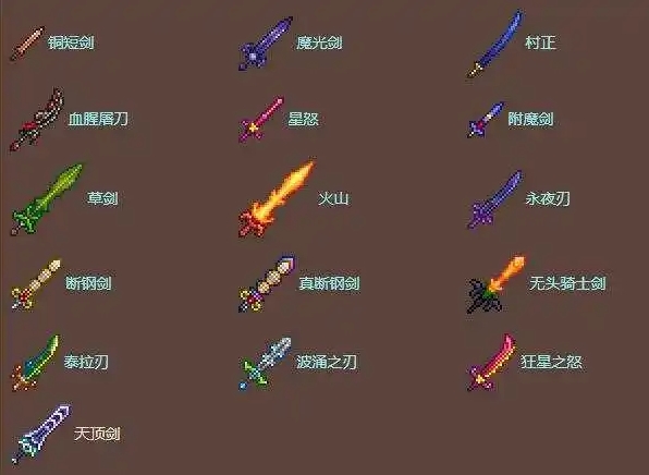 泰拉瑞亚天顶剑怎么制作