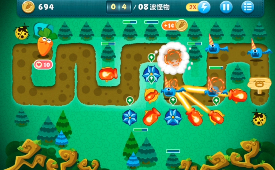 保卫萝卜终极挑战32关怎么通关