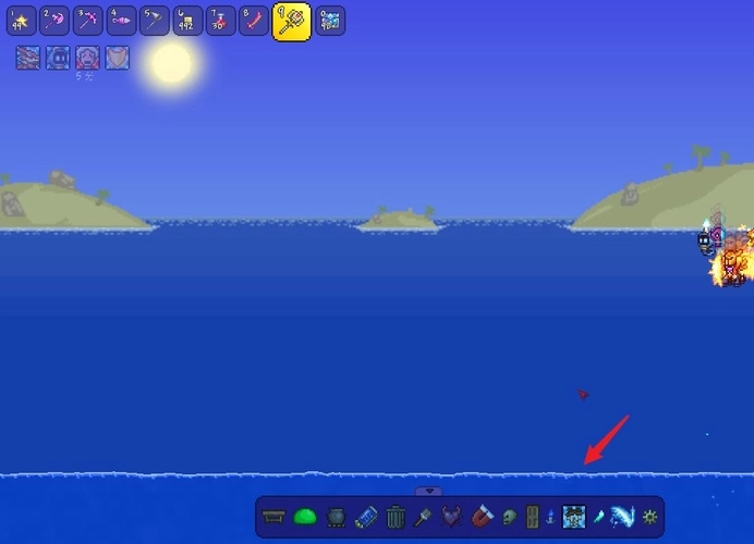 泰拉瑞亚水怎么弄出去