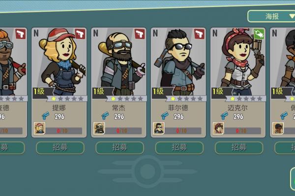 辐射避难所ol哪个角色厉害 辐射避难所ol哪个角色厉害