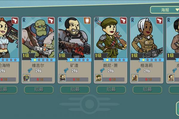 辐射避难所ol哪个角色厉害 辐射避难所ol哪个角色厉害