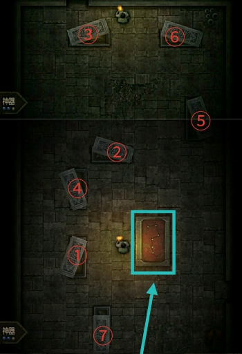 长生劫四个烛台朝哪个方向