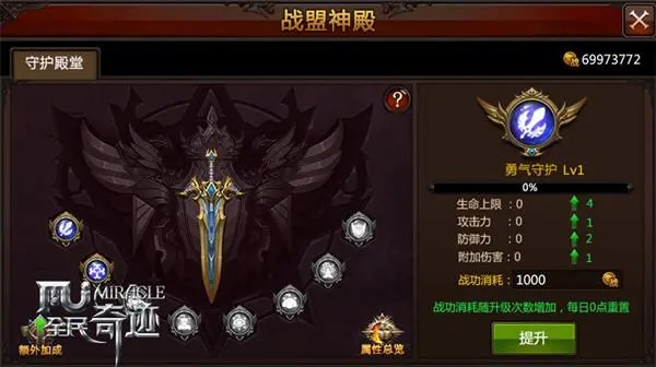 全民奇迹战盟系统是什么