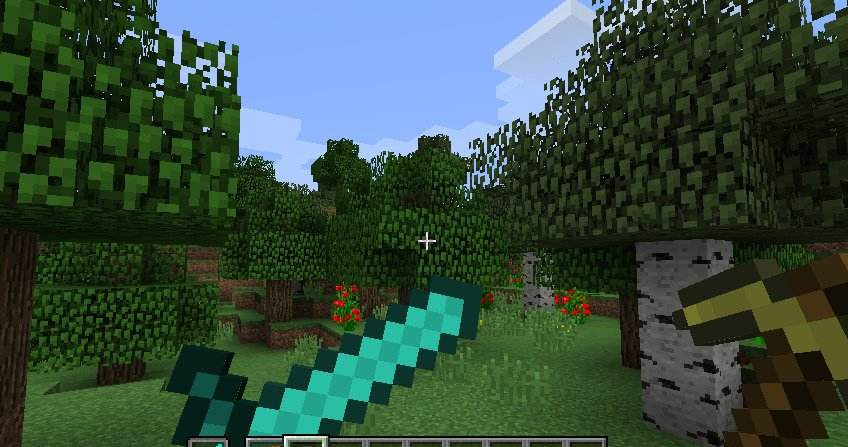 我的世界如何左手拿东西