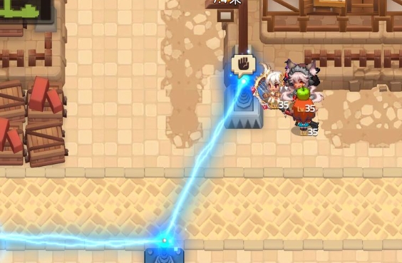 坎公骑冠剑血色月光哥布林狼怎么打