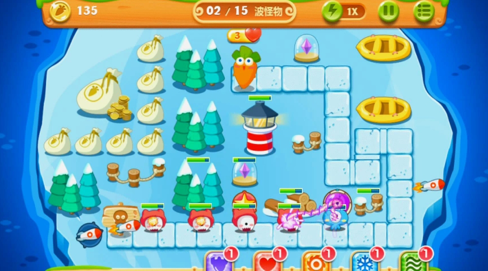 保卫萝卜第5关怎么过 保卫萝卜第5关怎么过