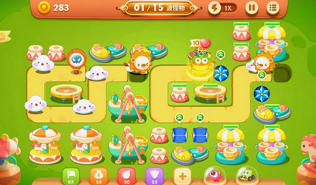 保卫萝卜游乐场第14关怎么过 保卫萝卜游乐场第14关怎么过