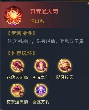 斗罗大陆菊花和鬼魅带什么瑰环