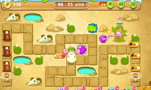 保卫萝卜2第144关怎么过