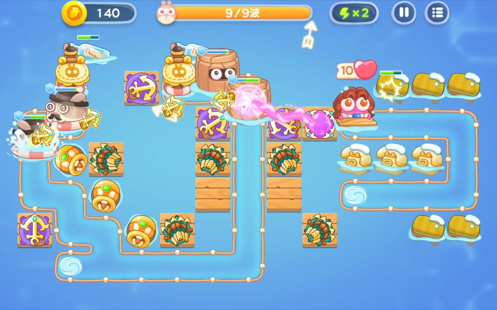 保卫萝卜2第37关怎么过