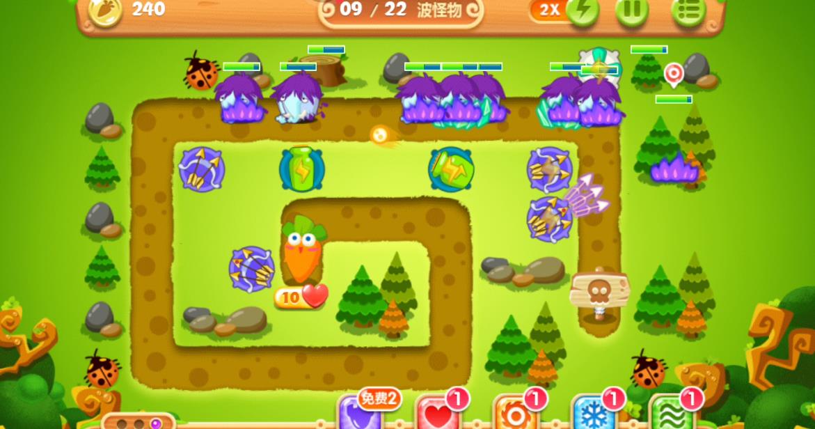 保卫萝卜2的第39关怎么过 保卫萝卜2的第39关怎么过