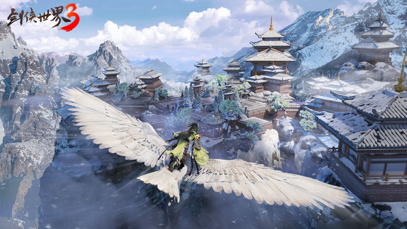 六段大轻功《剑侠世界3》御雕轻功视频首曝! 六段大轻功《剑侠世界3》御雕轻功视频首曝!
