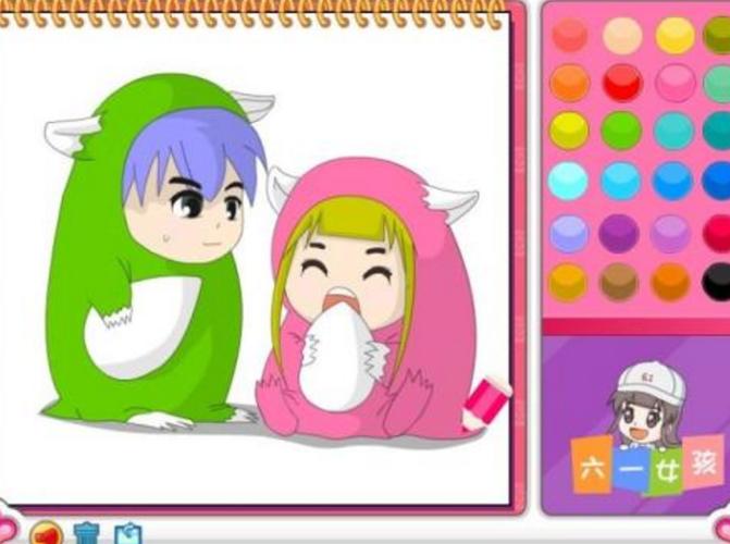 六一女孩填色5游戏下载_六一女孩填色5官网下载_手机安卓苹果app