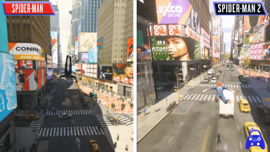 《漫威蜘蛛侠2》vs一代对比:画质升级 地图变大 《漫威蜘蛛侠2》vs一代对比:画质升级 地图变大
