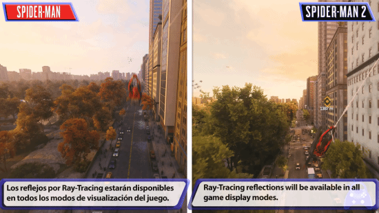 《漫威蜘蛛侠2》vs一代对比:画质升级 地图变大 《漫威蜘蛛侠2》vs一代对比:画质升级 地图变大