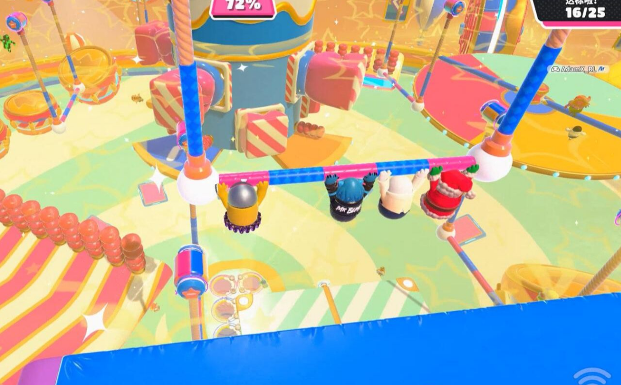 糖豆人梦幻管道怎么抓