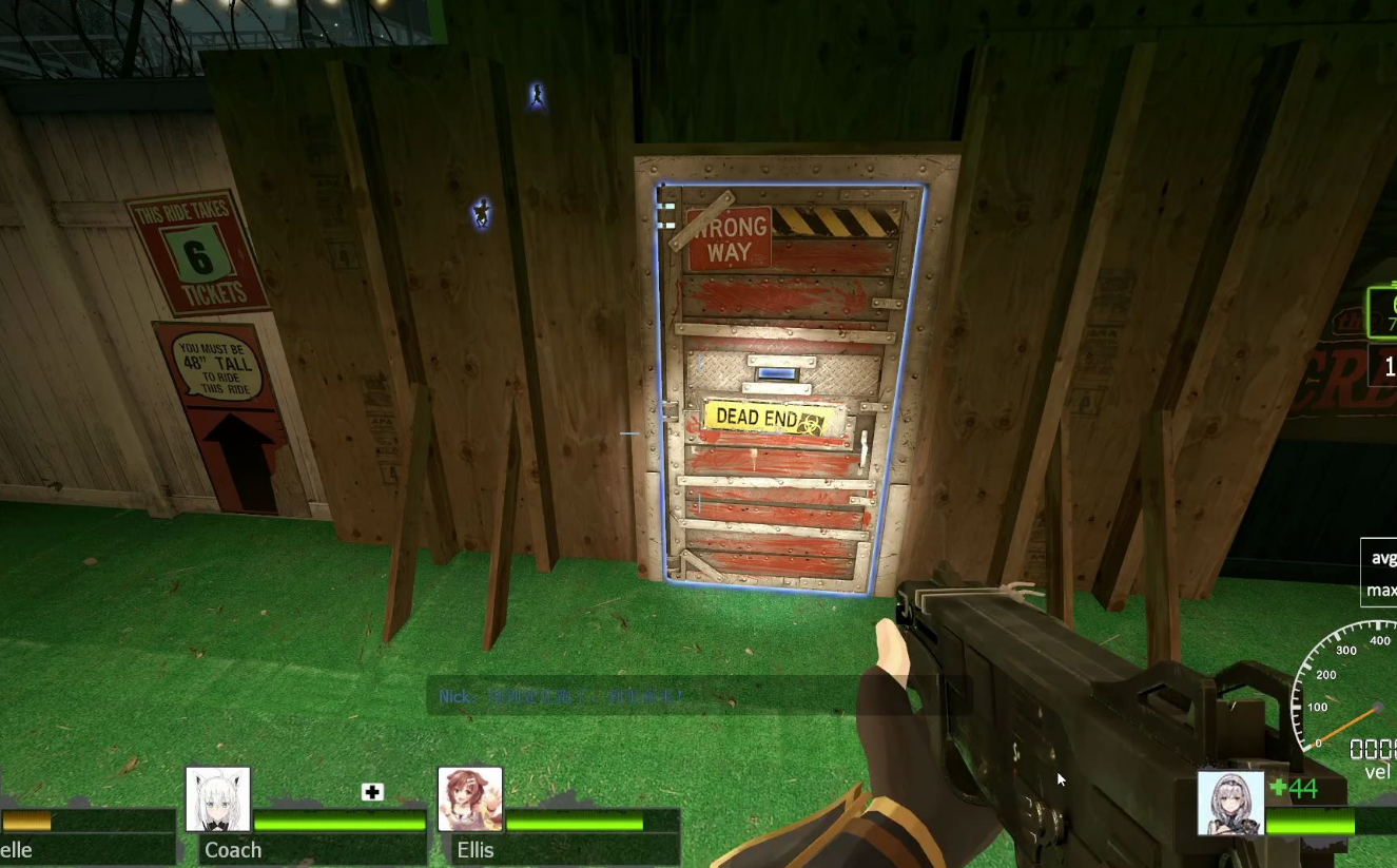 求生之路2过山车怎么过的