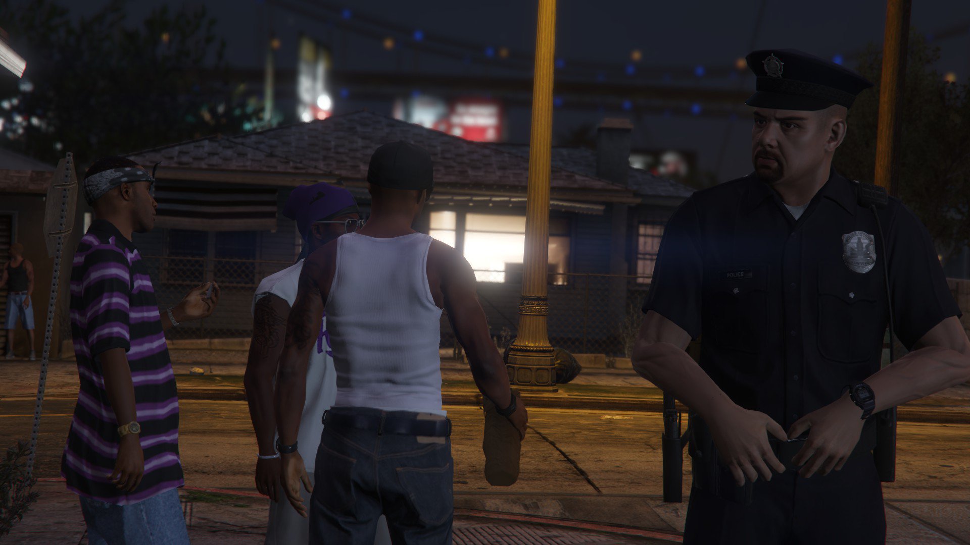 侠盗猎车手5怎么当警察