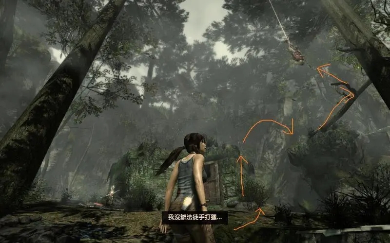 古墓丽影游戏过水桥怎么过