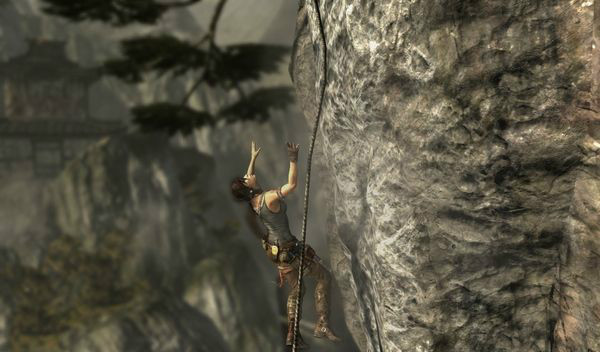 古墓丽影游戏过水桥怎么过