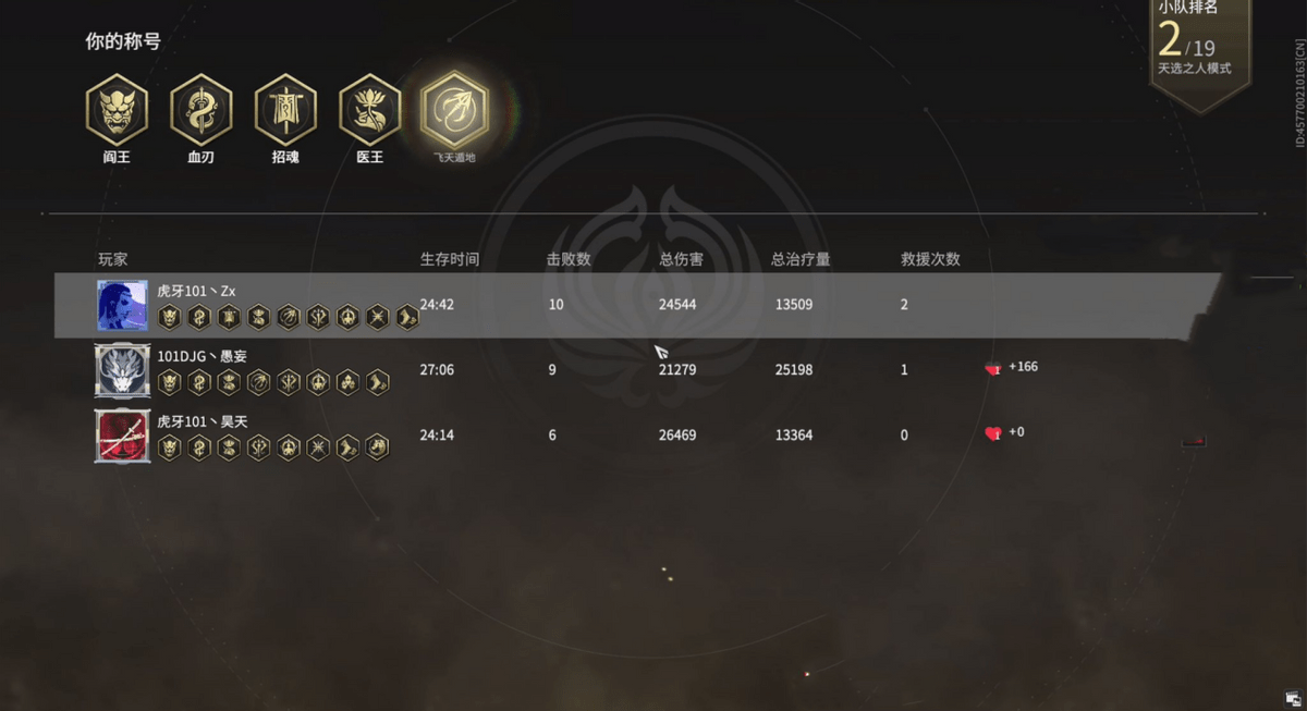 永劫无间怎么看小队输出