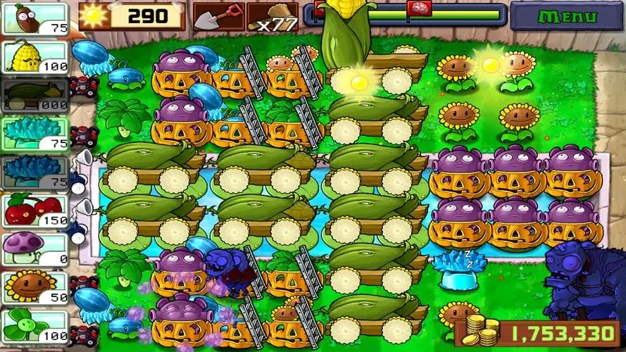 植物大战僵尸无尽模式如何搭梯子 植物大战僵尸无尽模式如何搭梯子