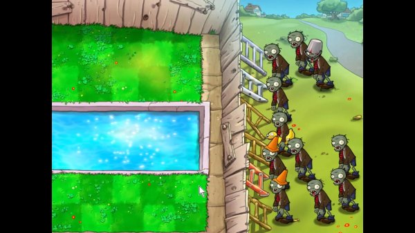 植物大战僵尸无尽模式如何搭梯子