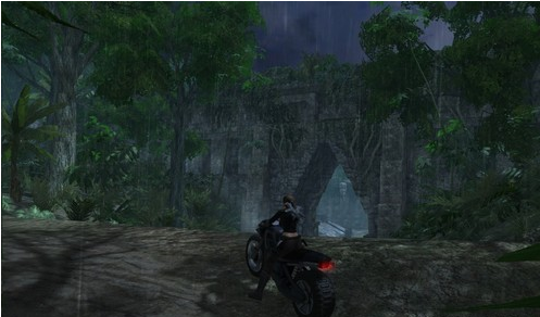 古墓丽影蛇头放火怎么过