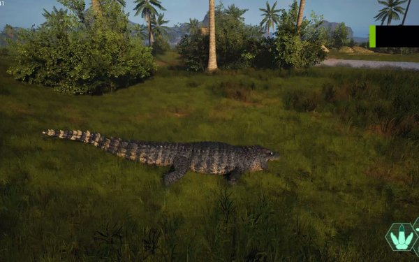 恐龙岛被鳄鱼叼了怎么挣脱的