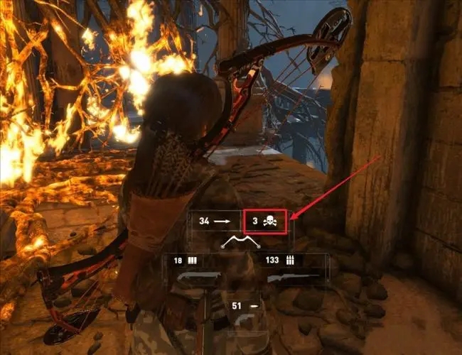 古墓丽影弓箭怎么放大射三个人 古墓丽影弓箭怎么放大射三个人