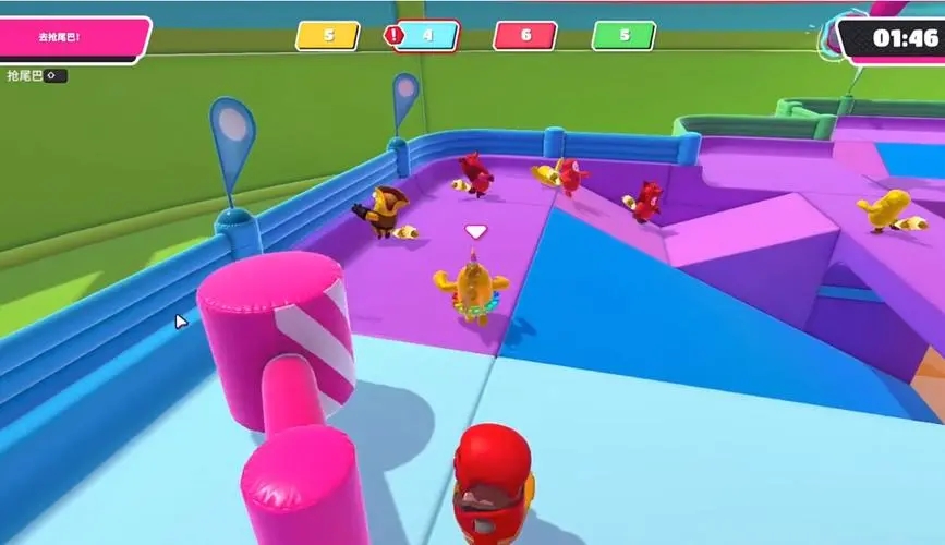 糖豆人怎么抓空中秋千