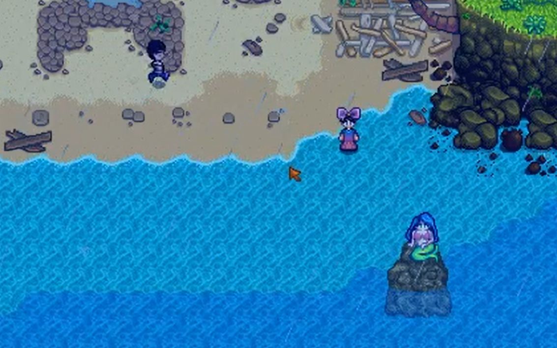 星露谷物语夜市美人鱼怎么敲击 星露谷物语夜市美人鱼怎么敲击