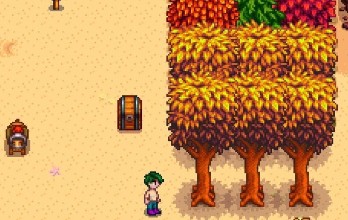 星露谷物语桃花心木怎么种