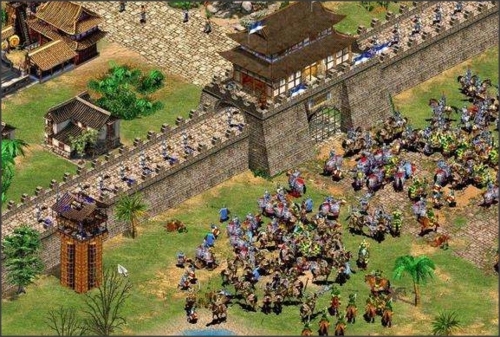 帝国时代2木城门怎么打开