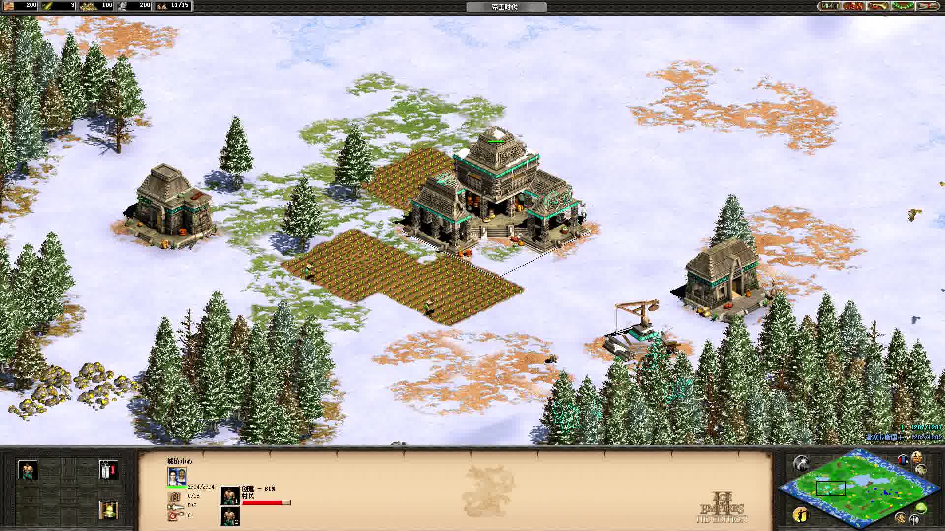 帝国时代2怎么打人机